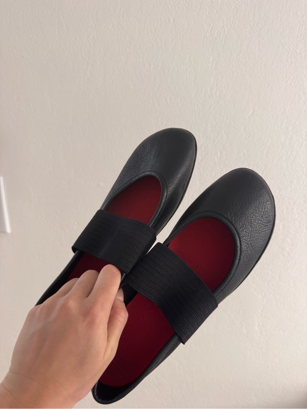 Camper Nina Ballet Flat in Black - Picture 3 of 6